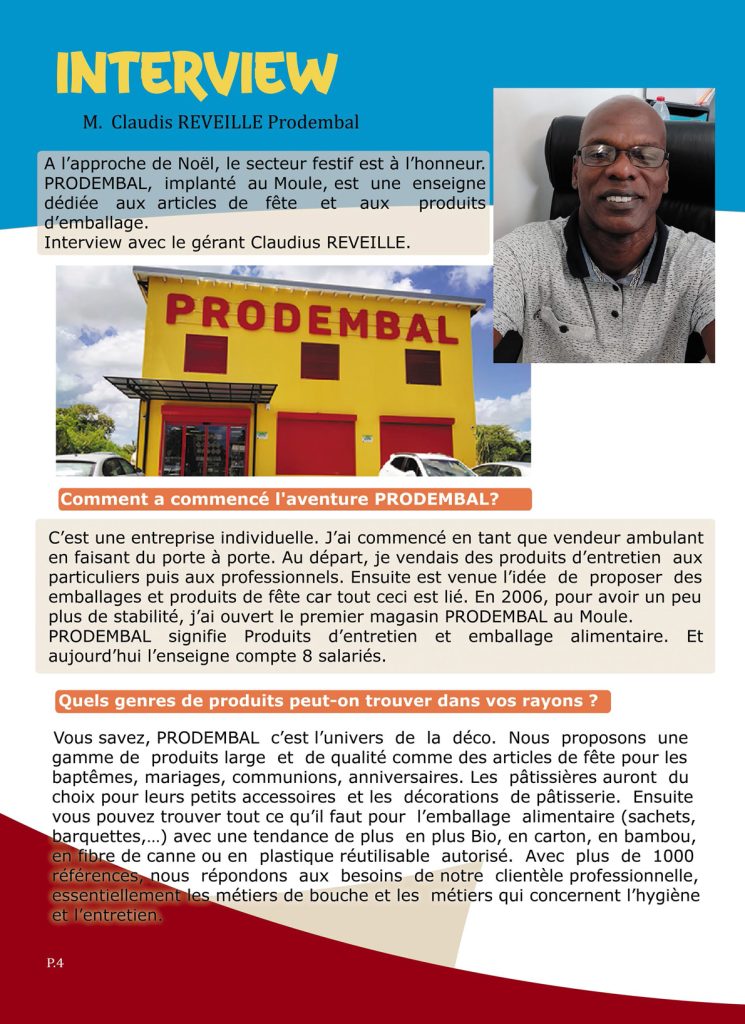 Interview Prodembal Guadeloupe